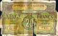 Billets de banque de l'époque coloniale