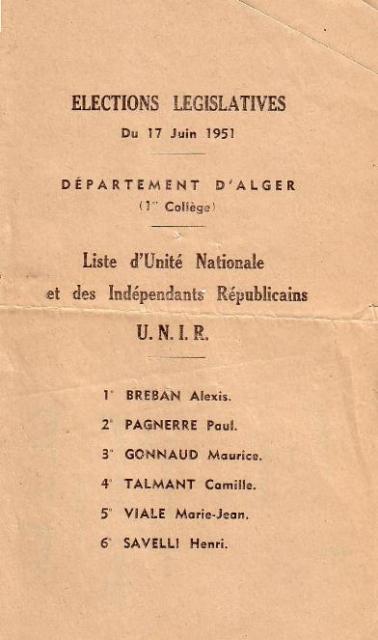 Elections législatives (1951)